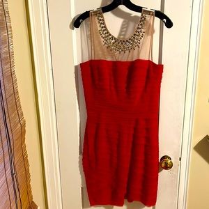 BCBG red dress